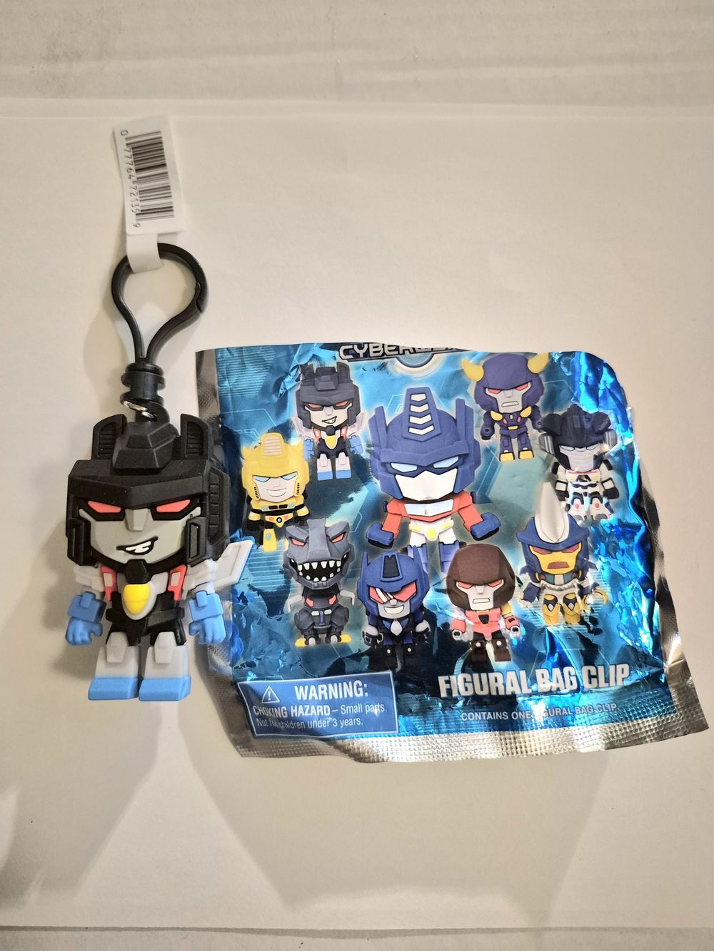 Hasbro Transformers star scream.Robot Figural Bag Clip